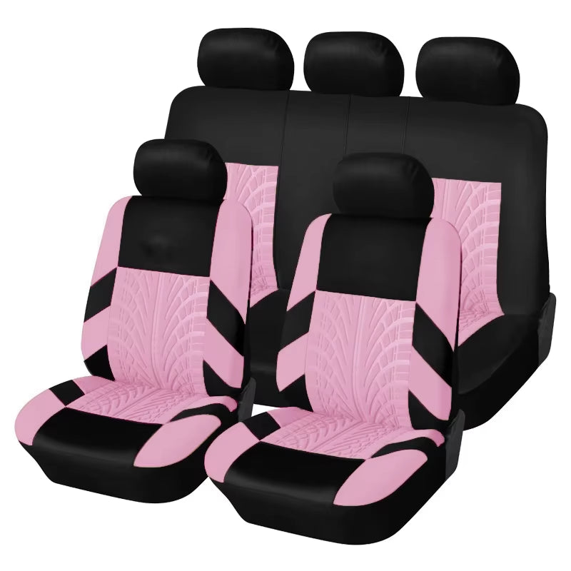 Brand Embroidery Car Seat Covers Set Car Organizer Universal for Golf 4 for Citroen C4 for Izh 2126 for Hyundai Ai 20 for Honda