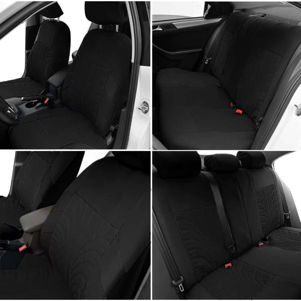 Brand Embroidery Car Seat Covers Set Car Organizer Universal for Golf 4 for Citroen C4 for Izh 2126 for Hyundai Ai 20 for Honda